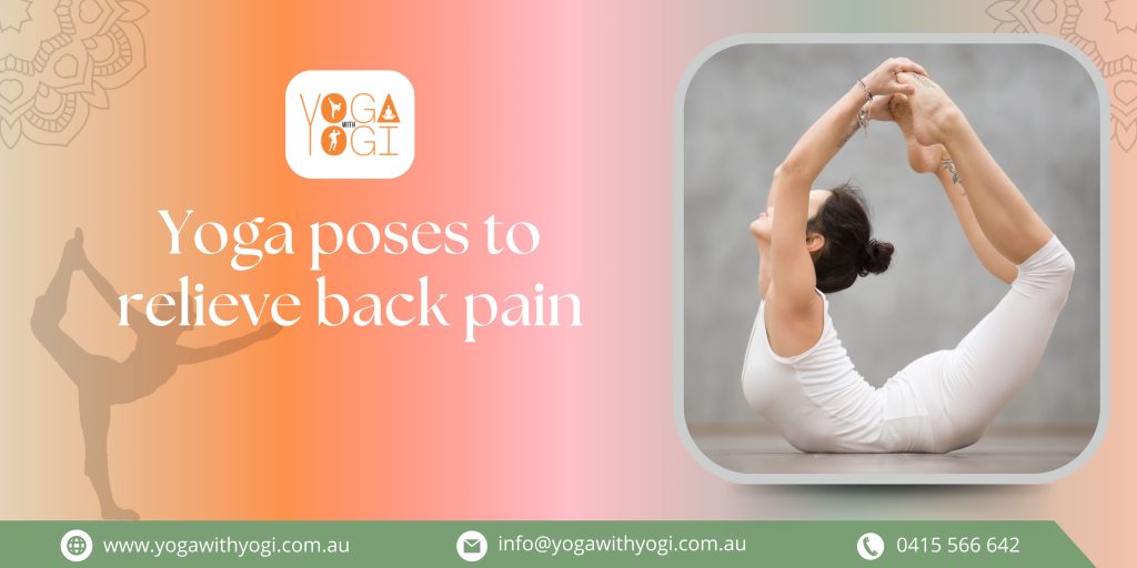 Yoga poses to relieve back pain